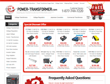 Tablet Screenshot of power-transformer.com